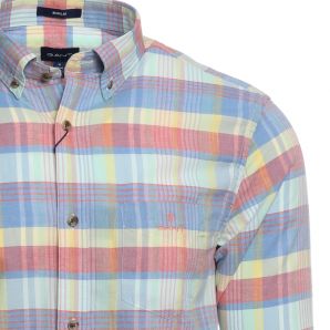 GANT ΠΟΥΚΑΜΙΣΟ PASTEL MADRAS REG 7020-420